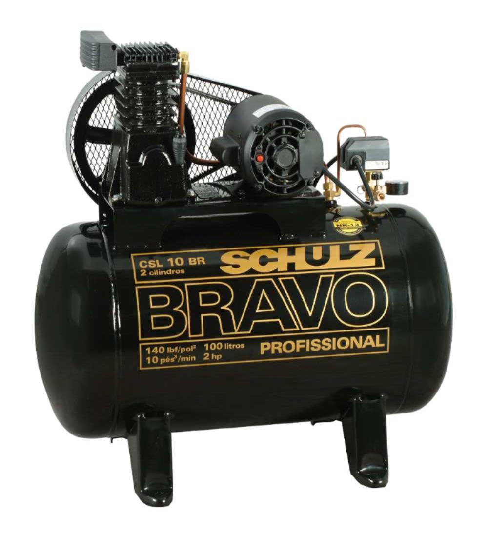COMPRESOR BRAVO CSL SCHULZ 2Hp/100Lt
